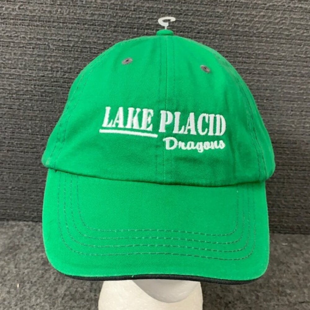 Lake Placid Dragons Baseball Hat Unisex Adjustable Green Lake Placid High School